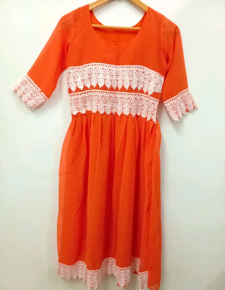 Vintage Brand New Orange Dress