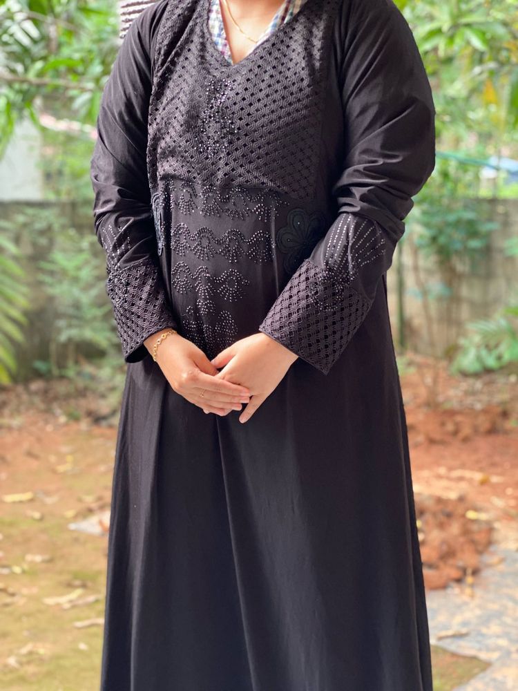 Elegant Black Ethnic Gown