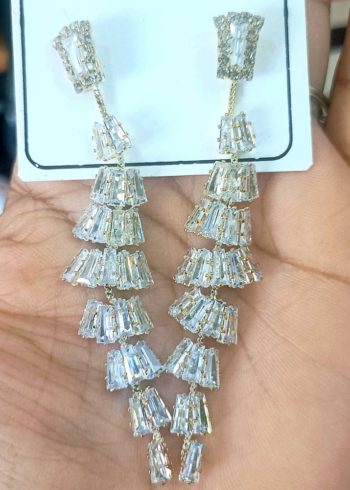 Dangling Crystal Earrings