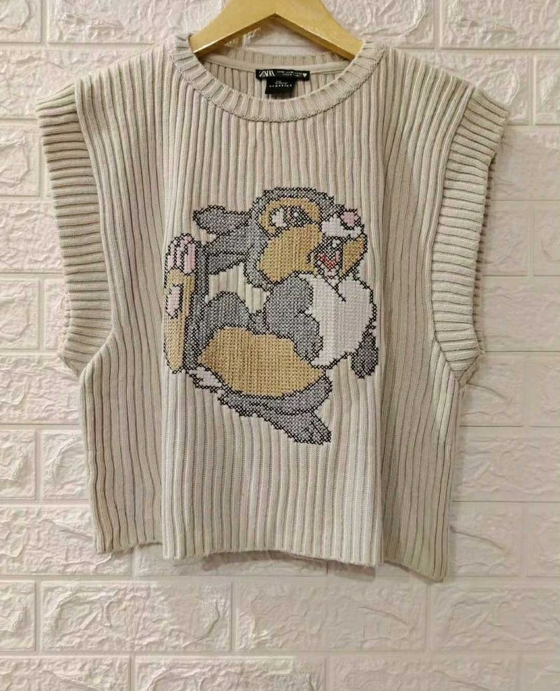ZARA disney Classic Vest 🐇