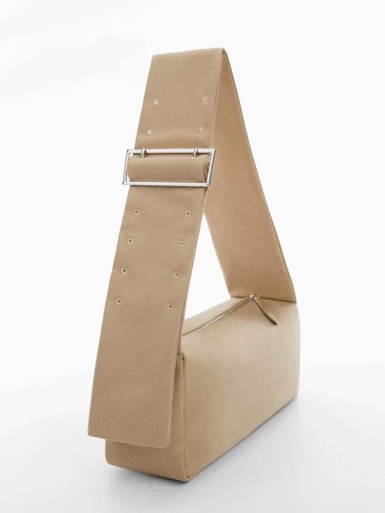MANGO OG Shoulder Bag With Buckle
