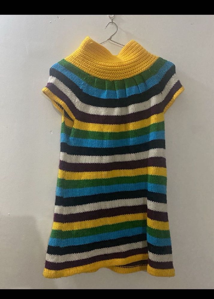 Striped Knit Mini Dress