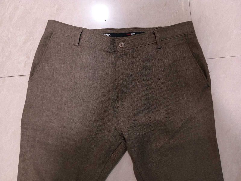 Grey Jute Formal Men&#39;s Pant .