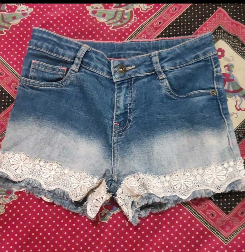 Pantaloon Denim Shorts