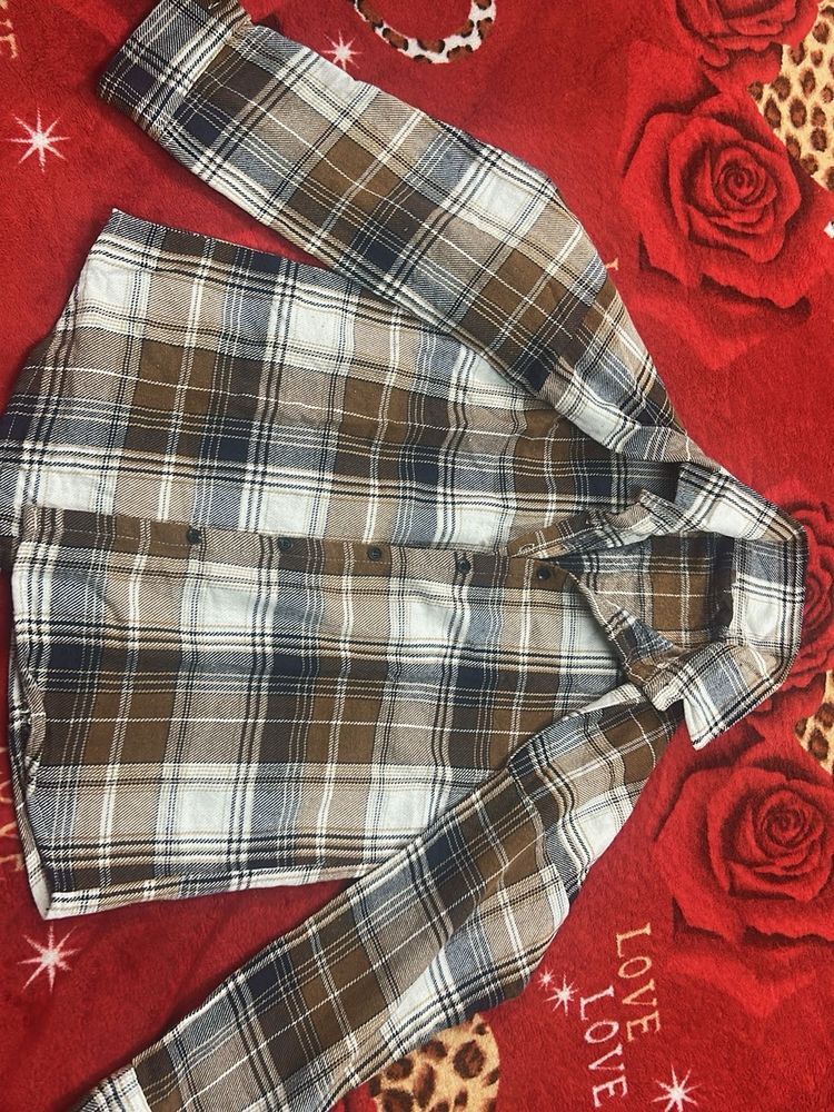 Premium Cotton Flannel Check Shirt