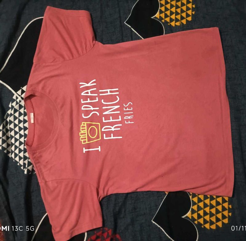 Cute tshirt for women &#39;I Speak French Fries&#39;