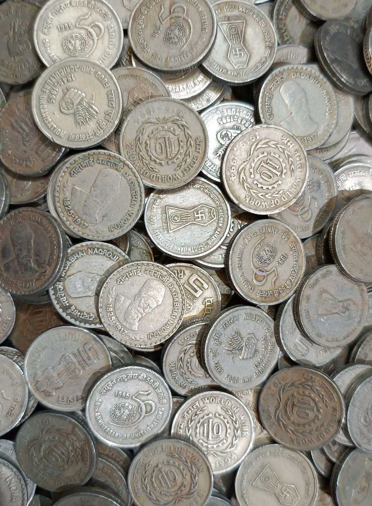 5 Rs Copper Nickel Commemorative Coins 50 Ps