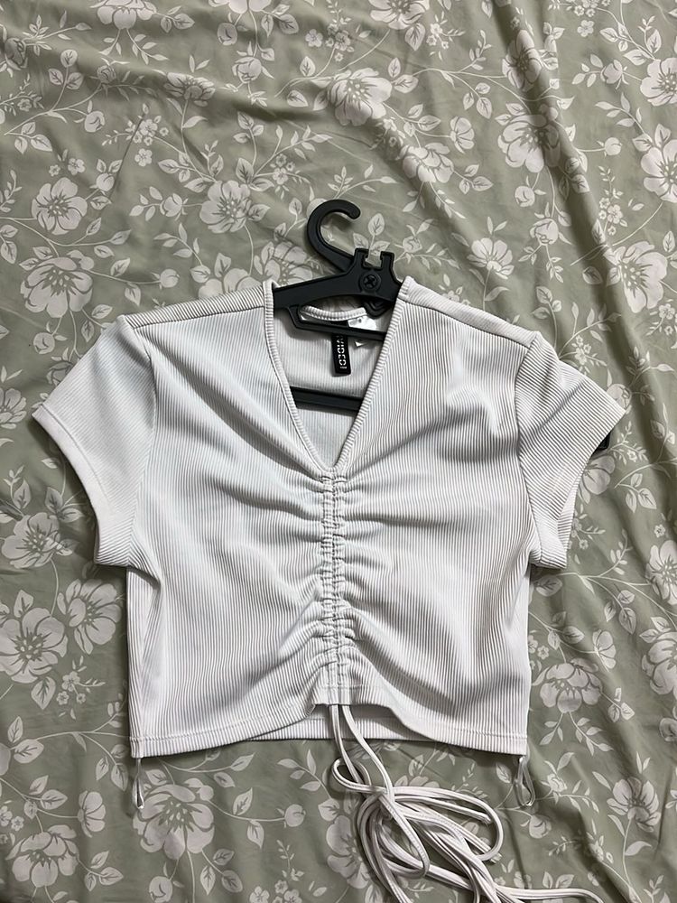White Crop Top