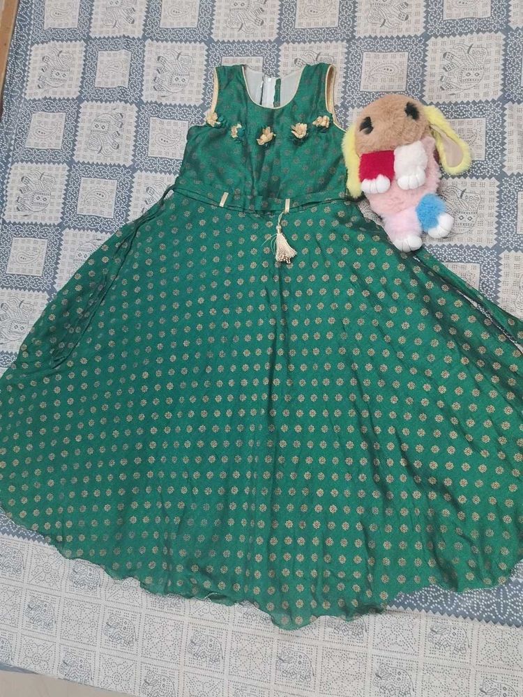 Green Girls Dress