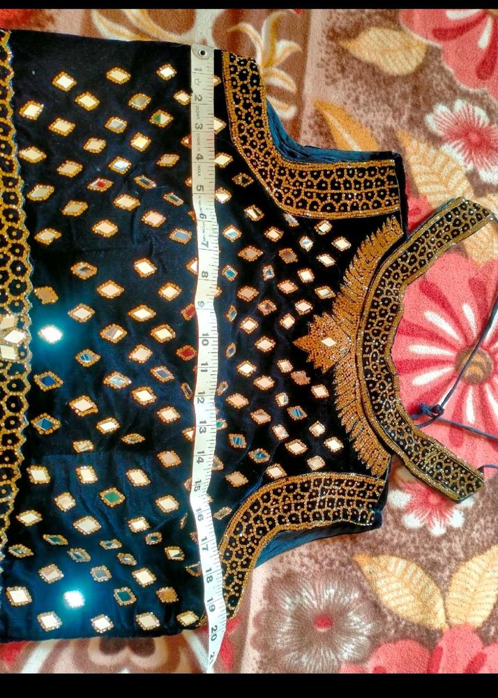 Heavy Blouse Banarasi Lehnga