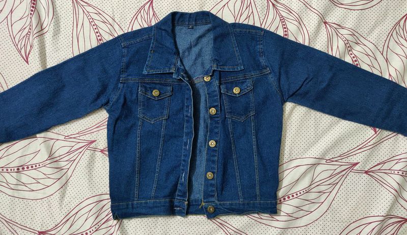 Dark Blue Denim Jacket 🧥