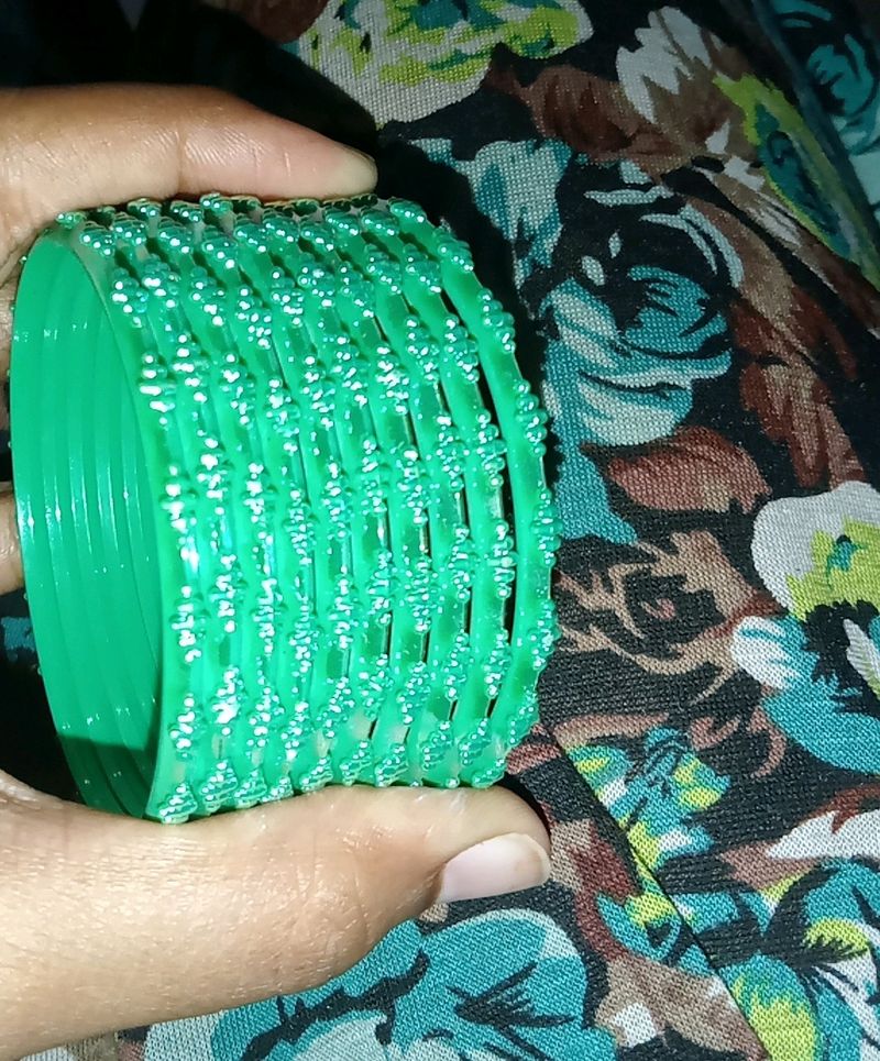 Bangles In Green Colour 💚
