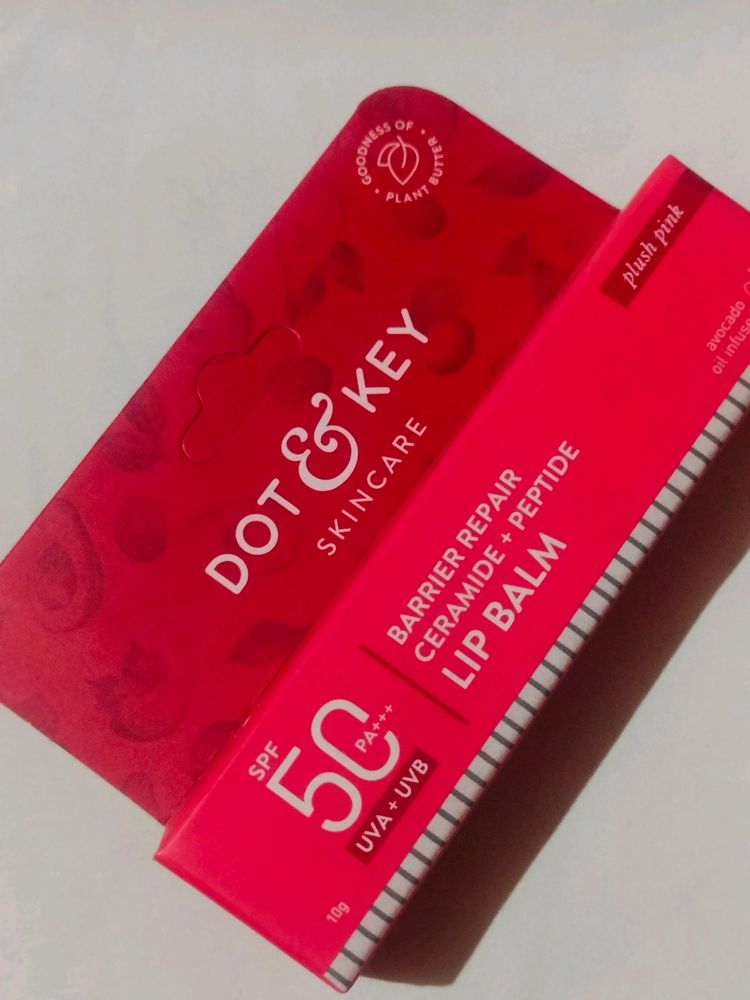 Dot&amp; Key Lip Balm Pink Shade With Spf50 ( Lip Sunscreen)