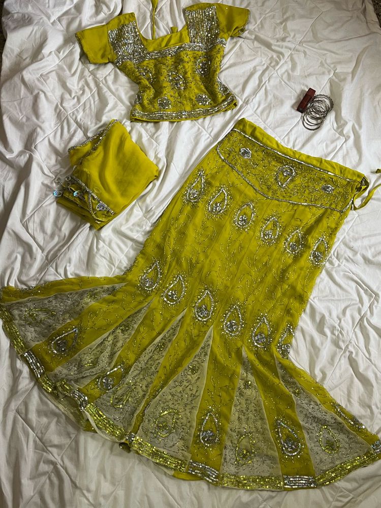 y2k Bollywood beaded vintage Lehenga choli