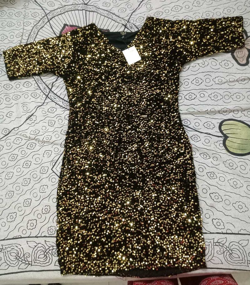 Party Wear Bodycon Dress (New With Tag)