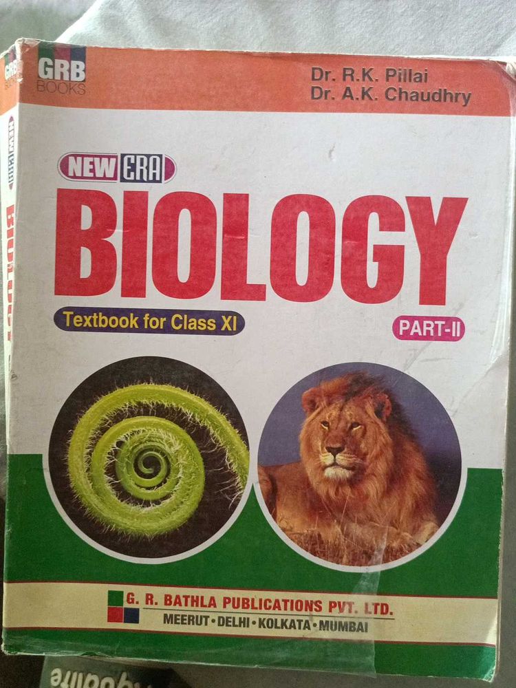 New Era Biology part 2 Class 11