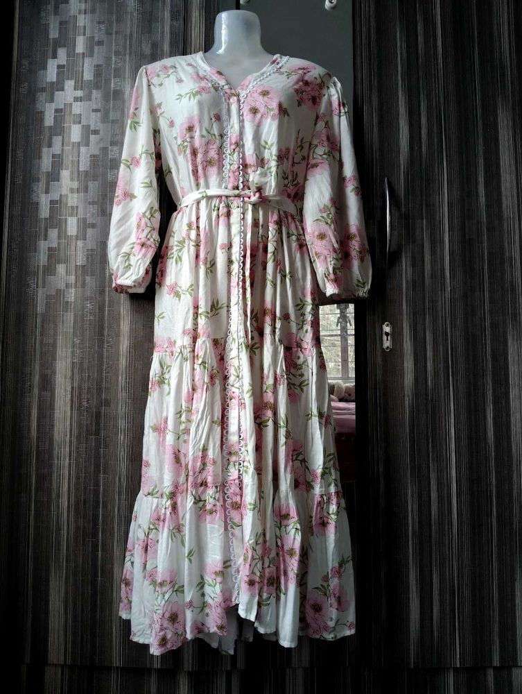 Cotton Floral Dress