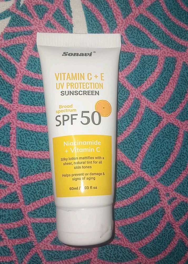 Sonavi Vitamin C+E SPF 50 Sunscreen