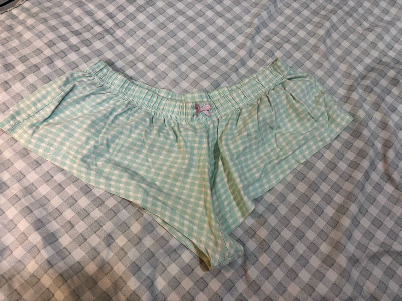Cute Gingham Sleep Shorts