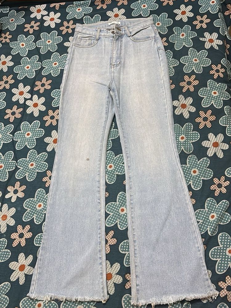 Light Wash Flare Jeans