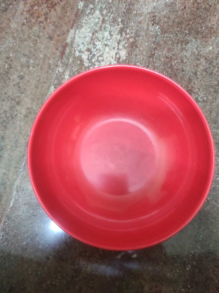 Red Dinnerware Bowl