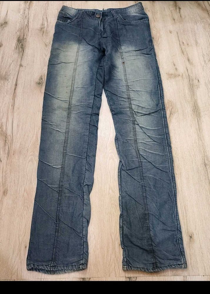 Cs1265 Purple Gold Jeans Size 32