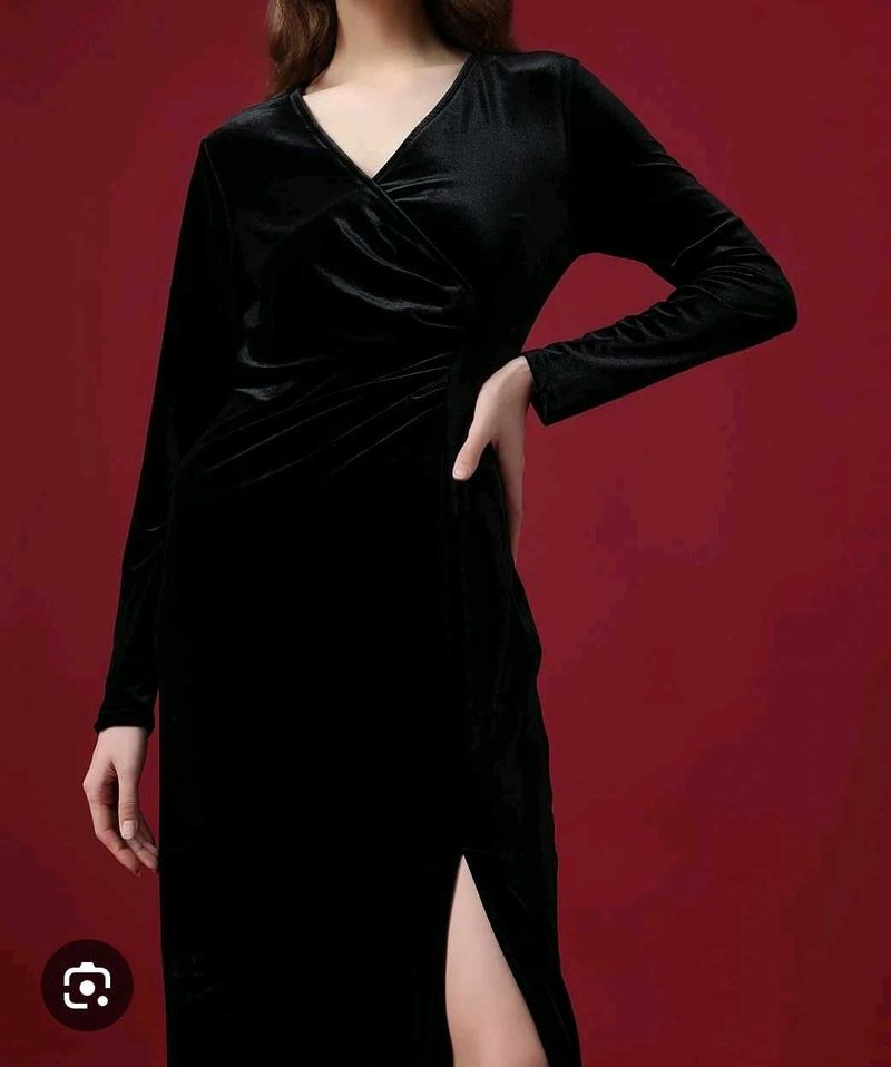 Black Velvet Dress