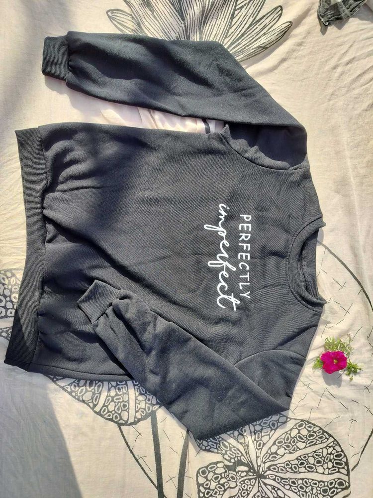 Perfectly Imperfect Gray Sweatshirt