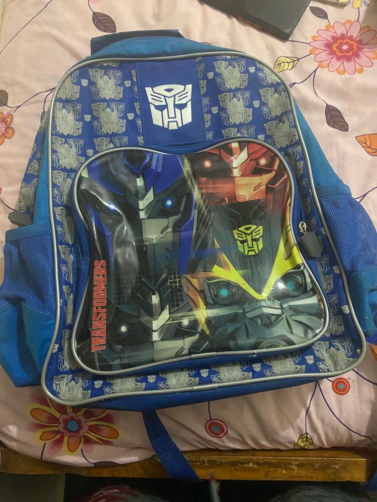 Transformers school backpack