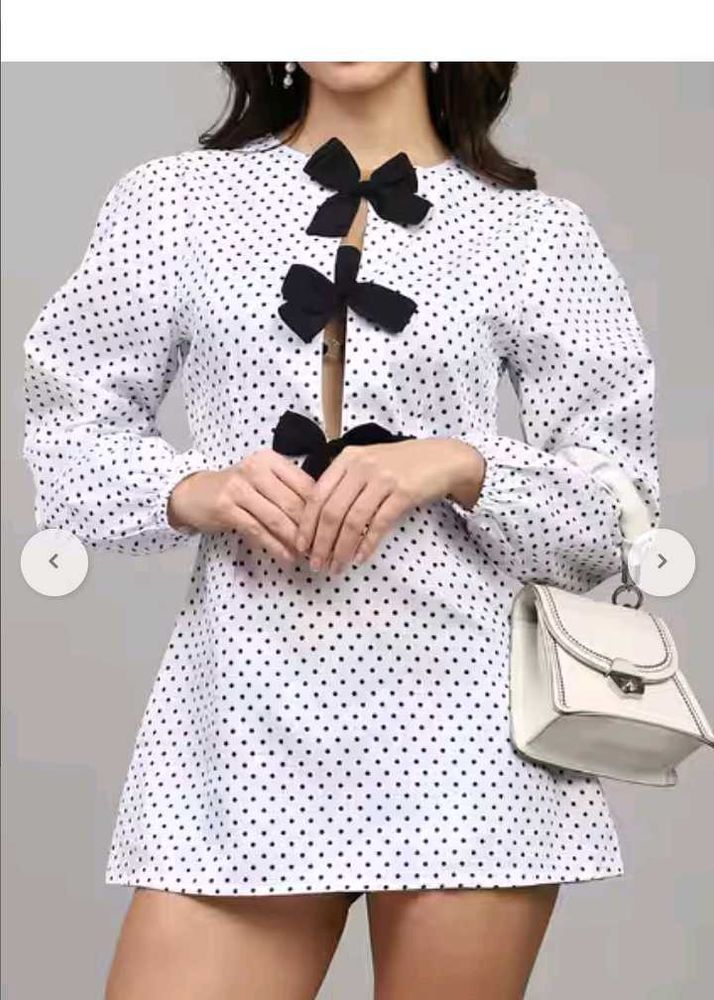 Polka Dot Bow Dress
