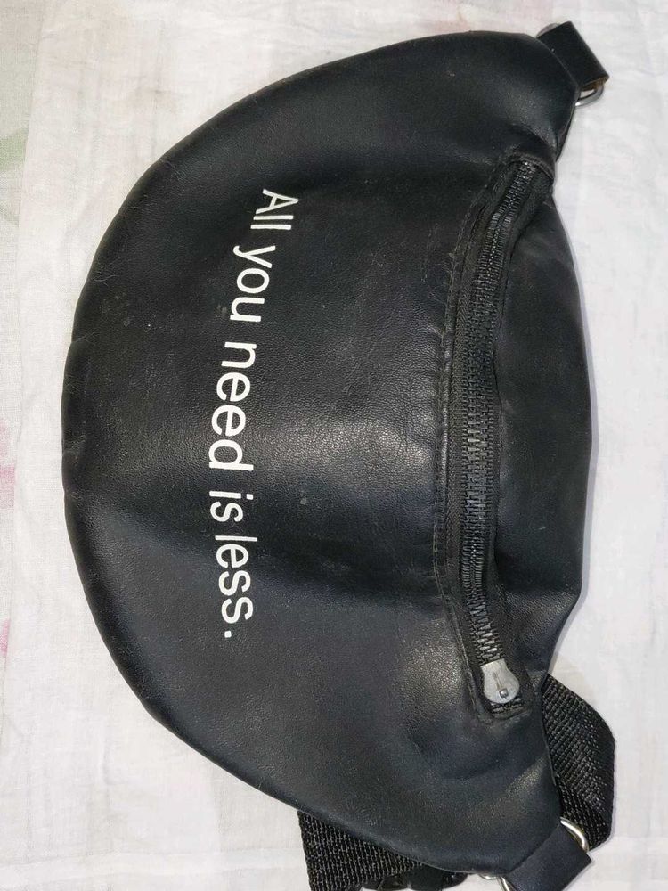 Black Waist Bag