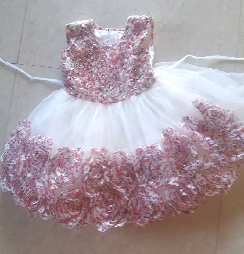 Baby Girl White Frock