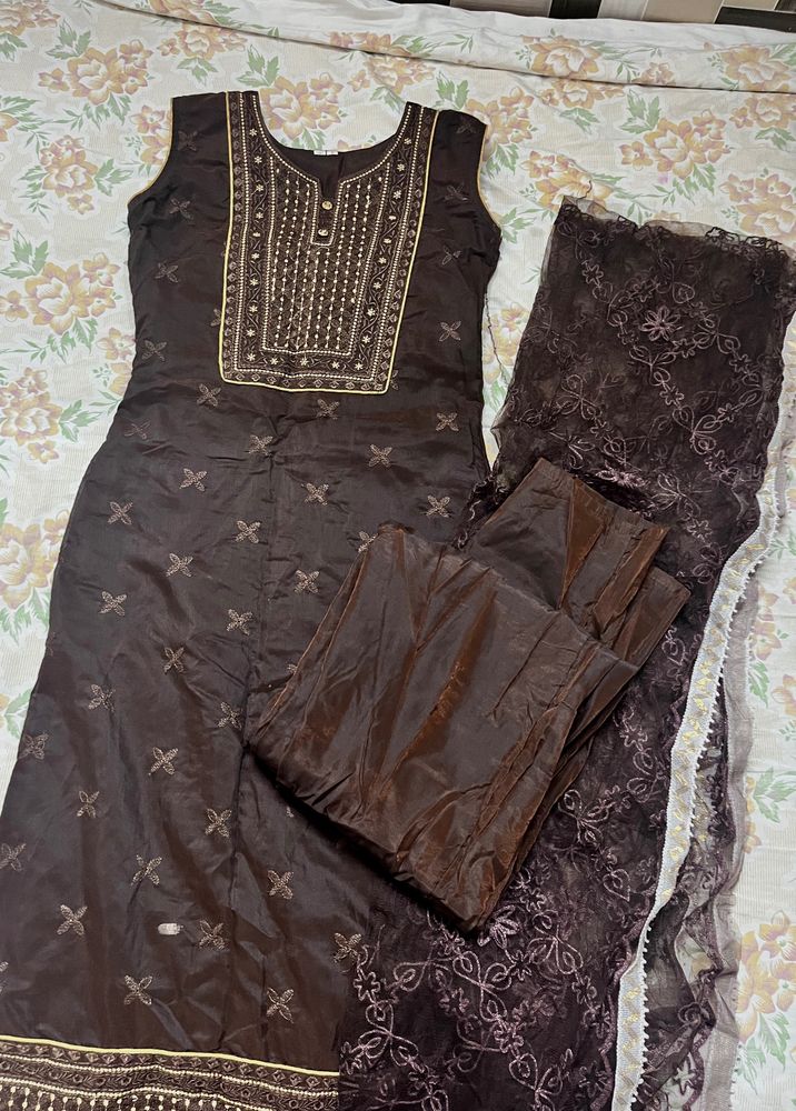 brown dress set🤎