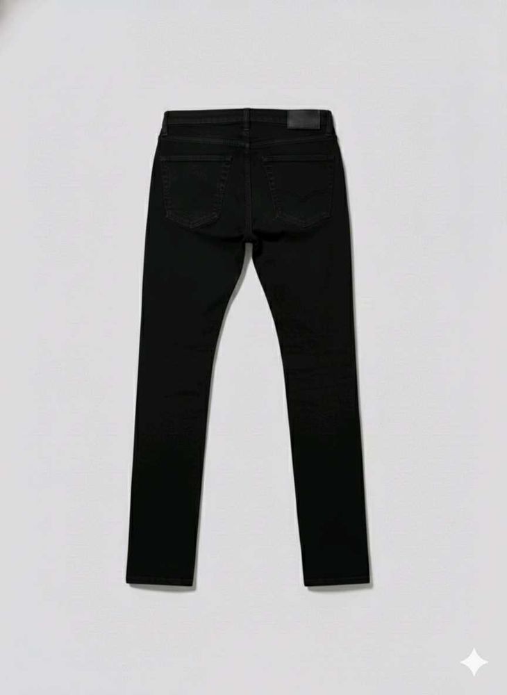 Black Slim Fit Denim Jeans