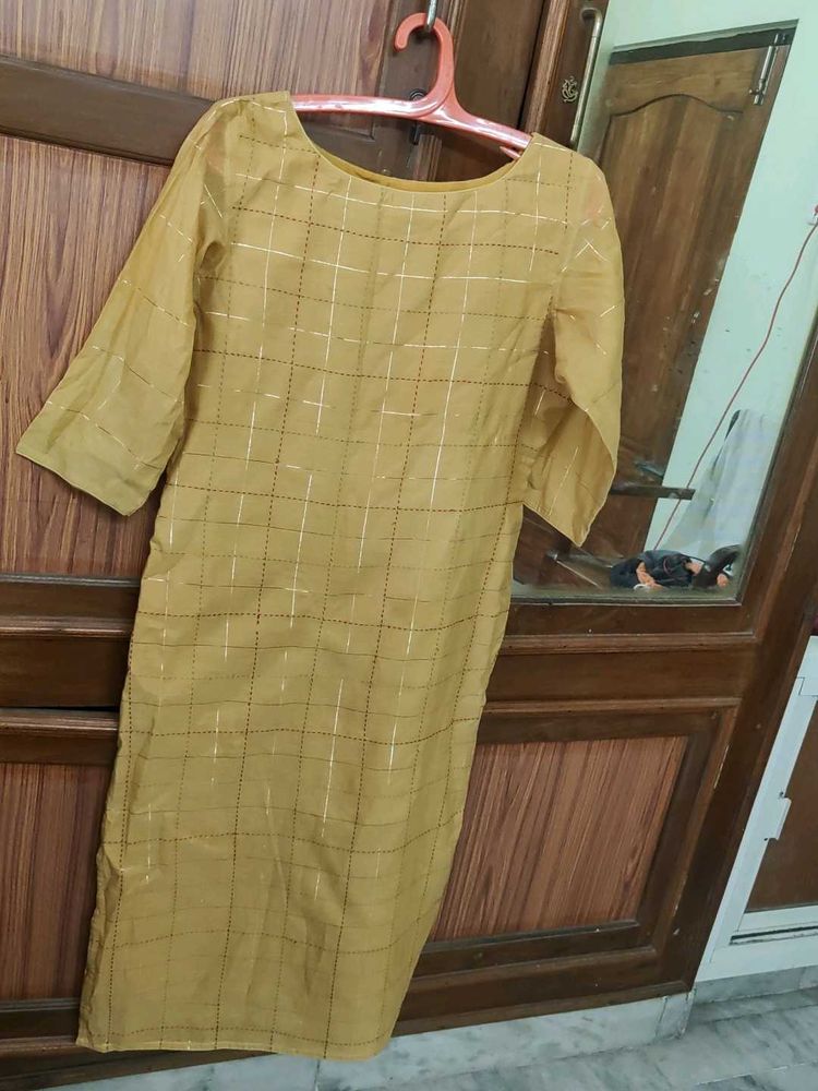 Elegant Mustard Kurta