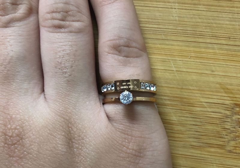 Gold Tone &#34;Love Forever&#34; Ring❤️
