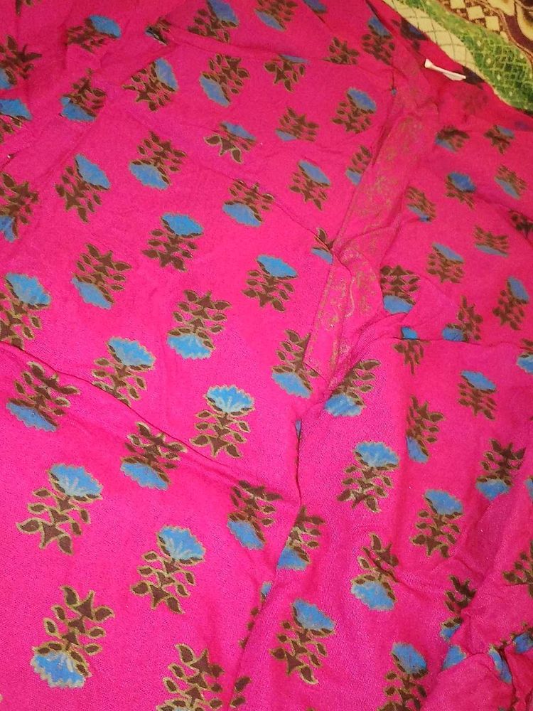 Pink Floral Print Fabric
