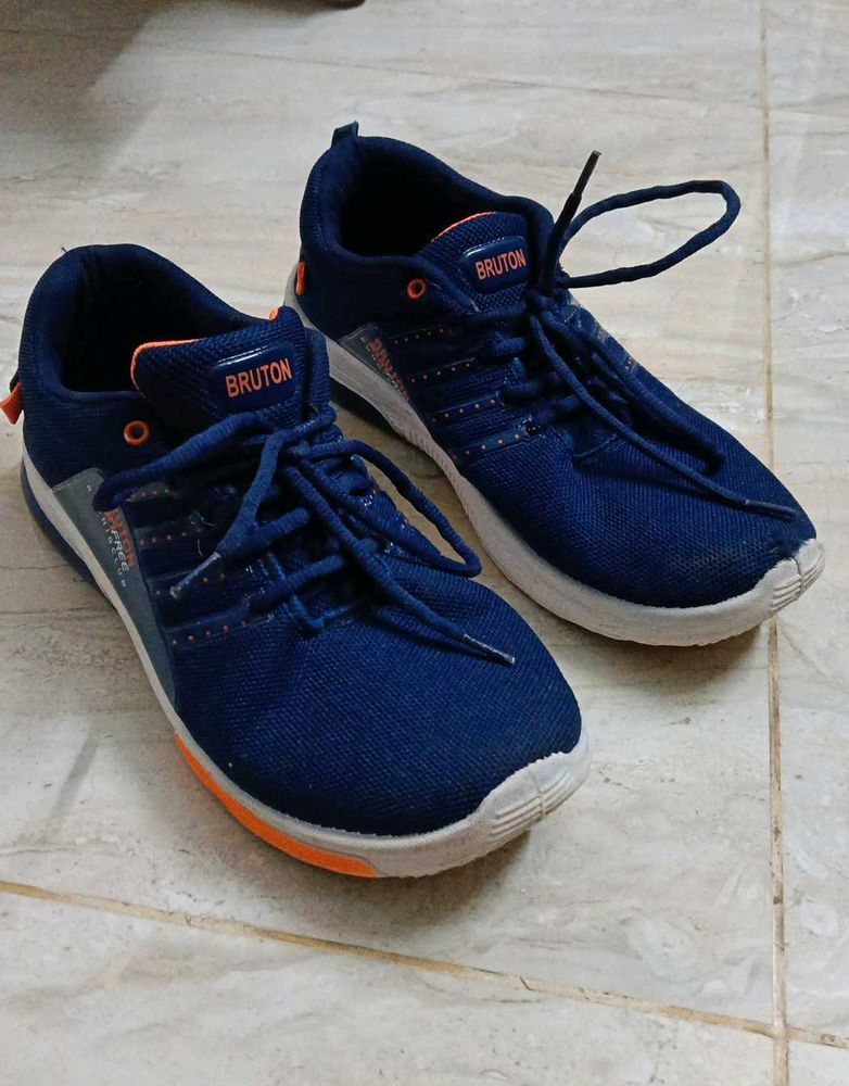 Bruton Navy Blue Casual Shoes