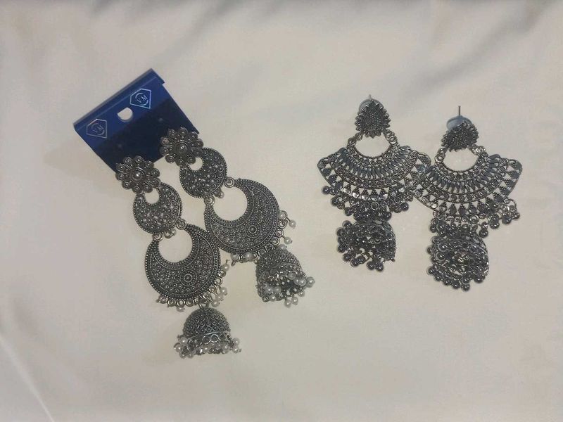 New Oxidised Earringss