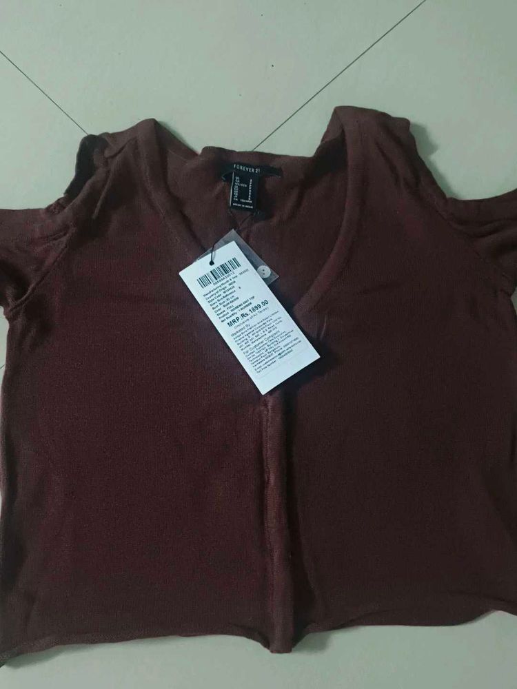 Stylish Forever 21 Brown Top