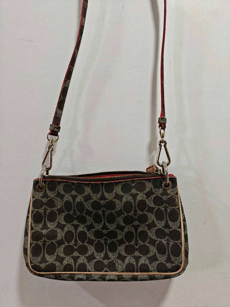 Coach Signature Charley Crossbody
