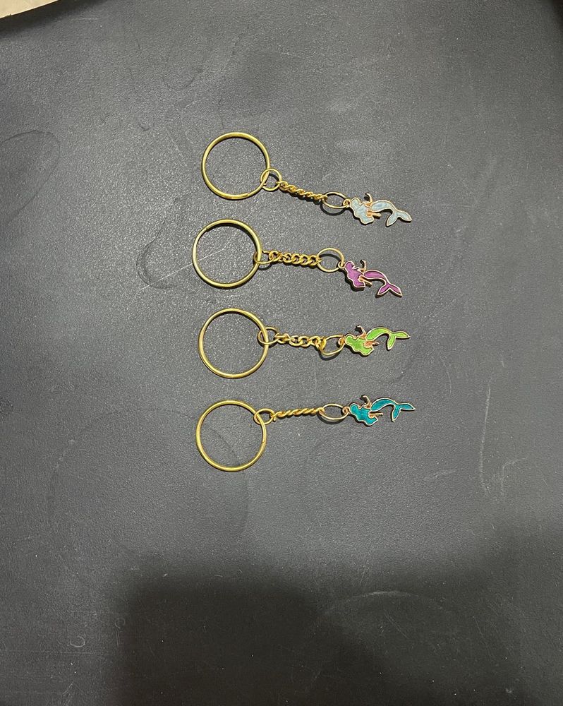 Mermaid Keychains - Set of 4