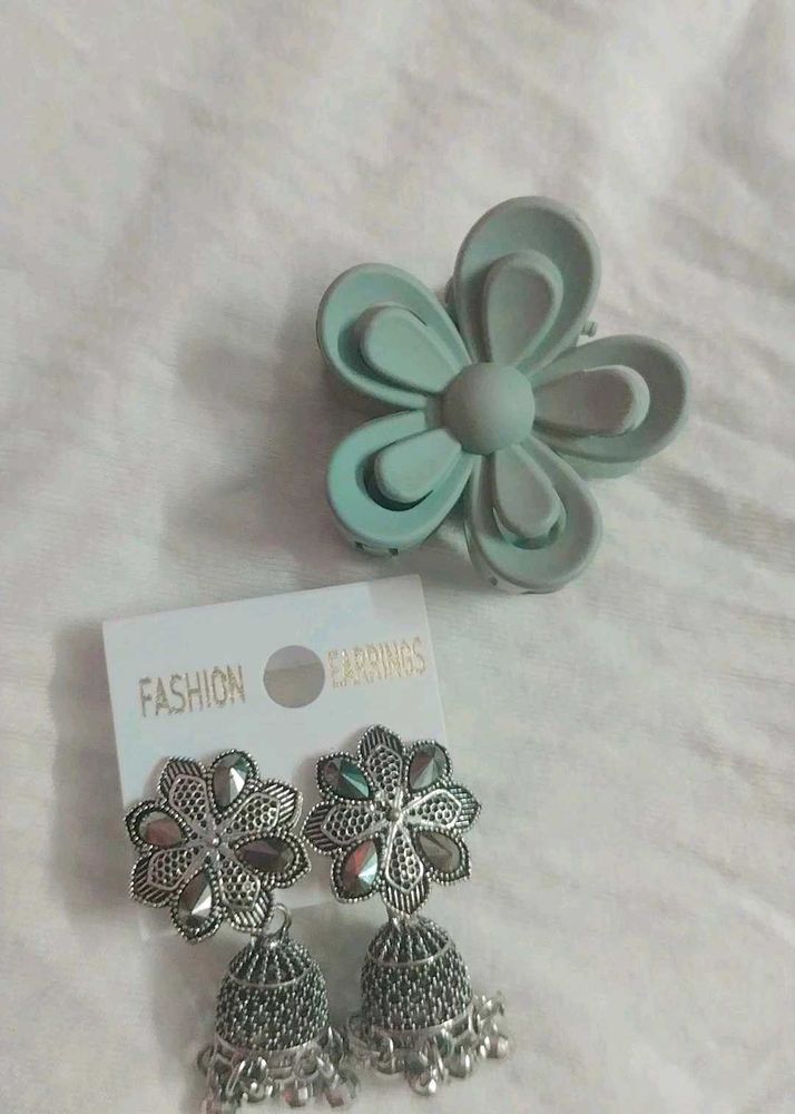 ✨🫶Earrings &amp; Hair Clip Bundle✨