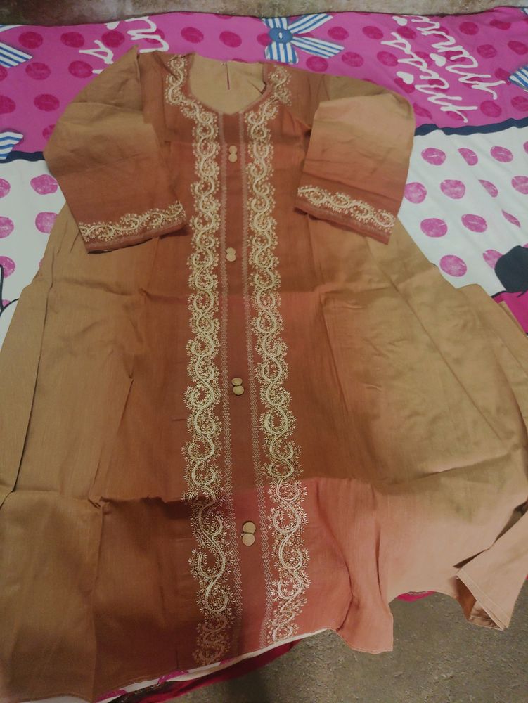 Kurta With Salwar And Dupatta