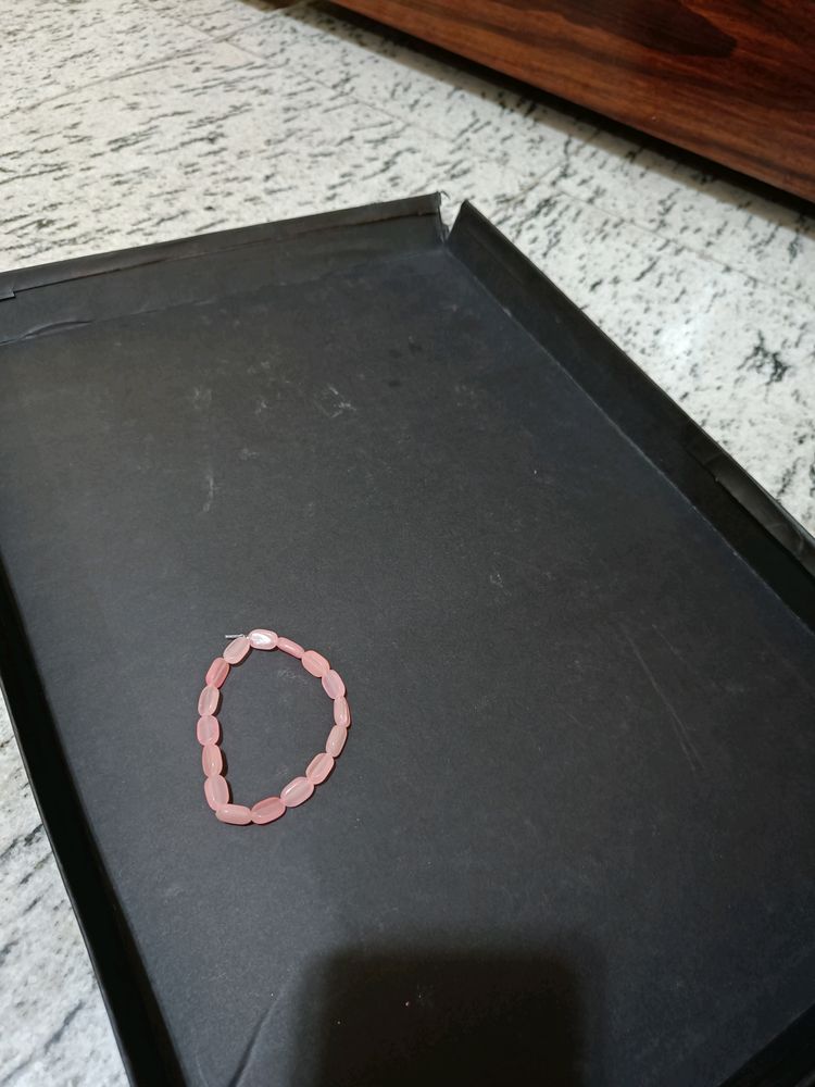 Baby Pink Crystal Handmade Bracelet