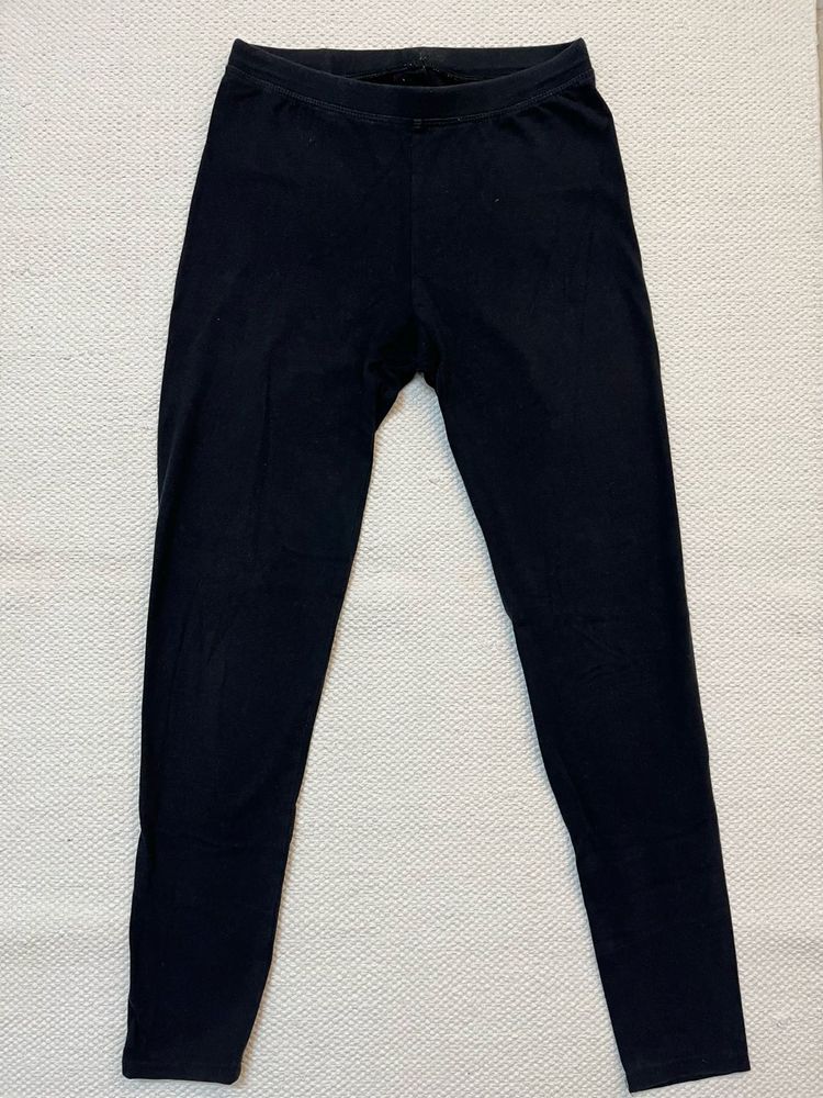 Decathlon Black Cotton Leggings Size XS