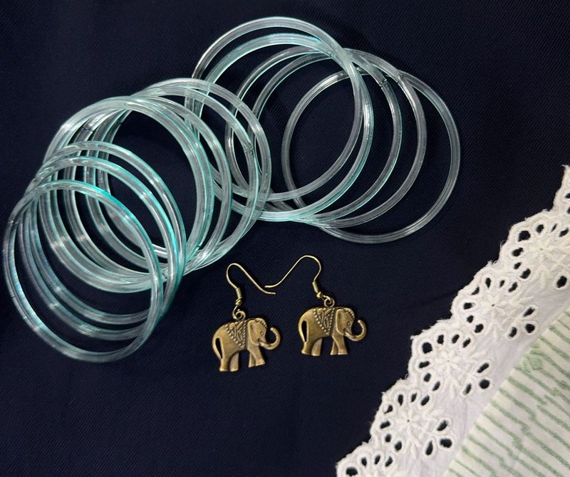 Rajasthani Elephant Earring 🦢