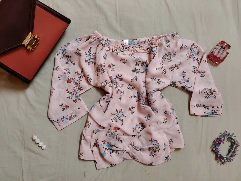 Pink Crop Top