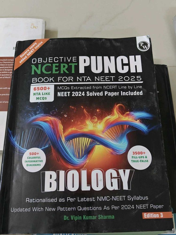 Objective NCERT Biology Book for NEET 2025