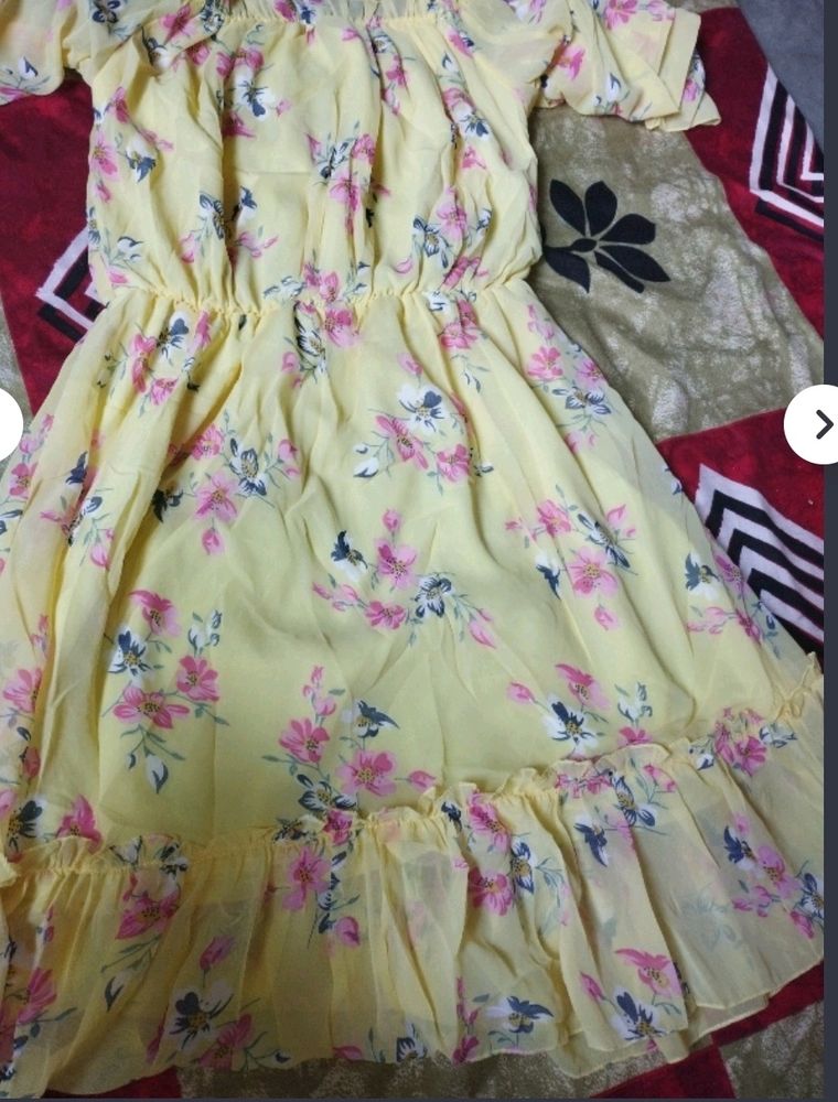 Floral Off-Shoulder Mini Dress